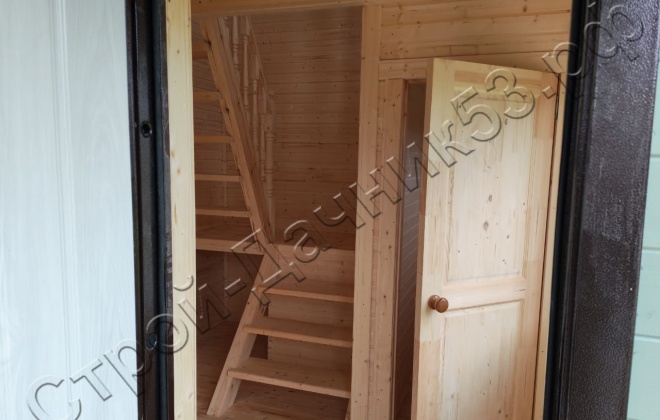 4 Каркасно-щитовой дом  Д-110, 7х6м, 84 М², Тверская область, Конаковский район, СНТ Ремонтник (5)